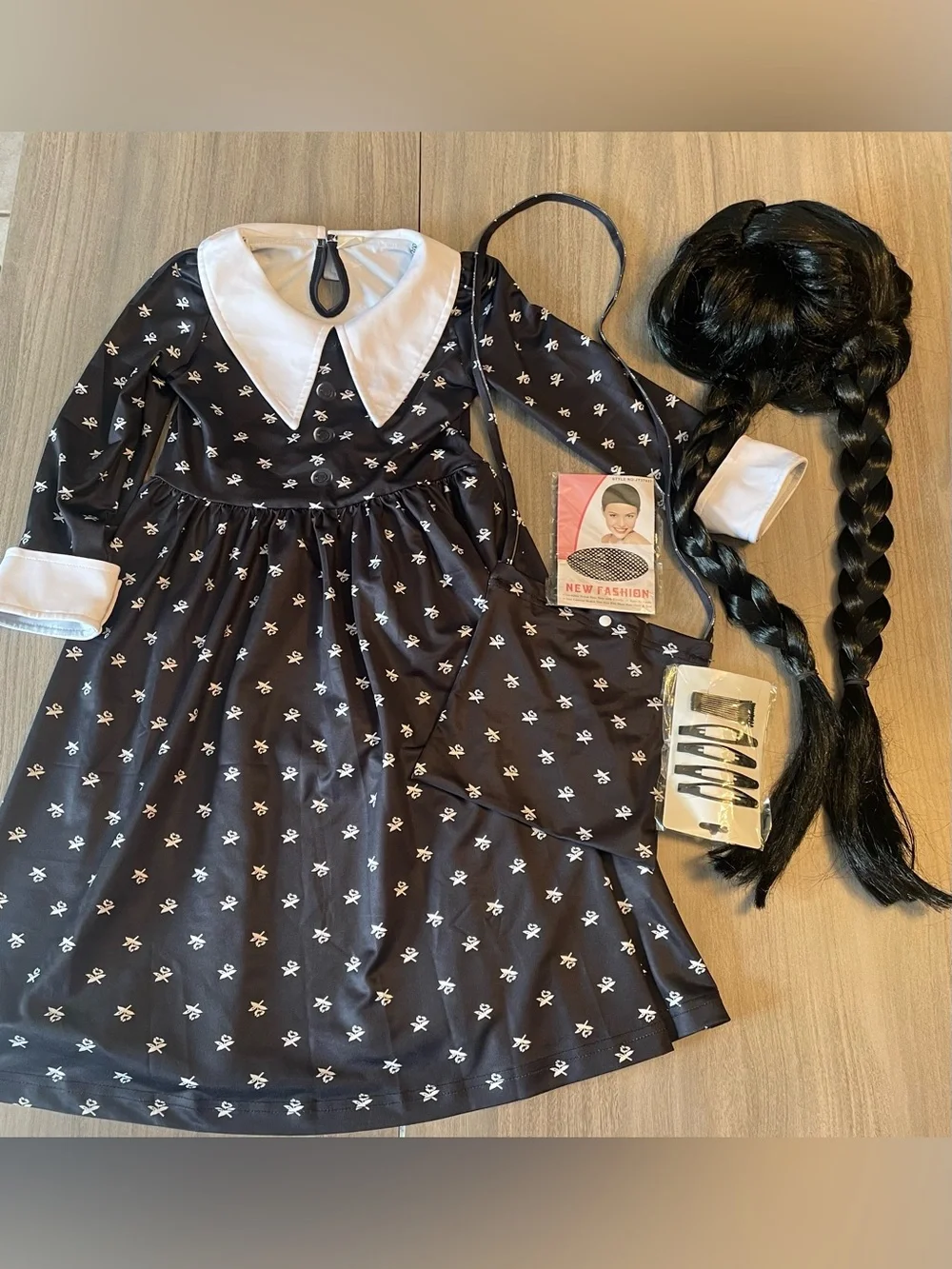 Wednesday Addams Costume – Complete Set size 3/4t